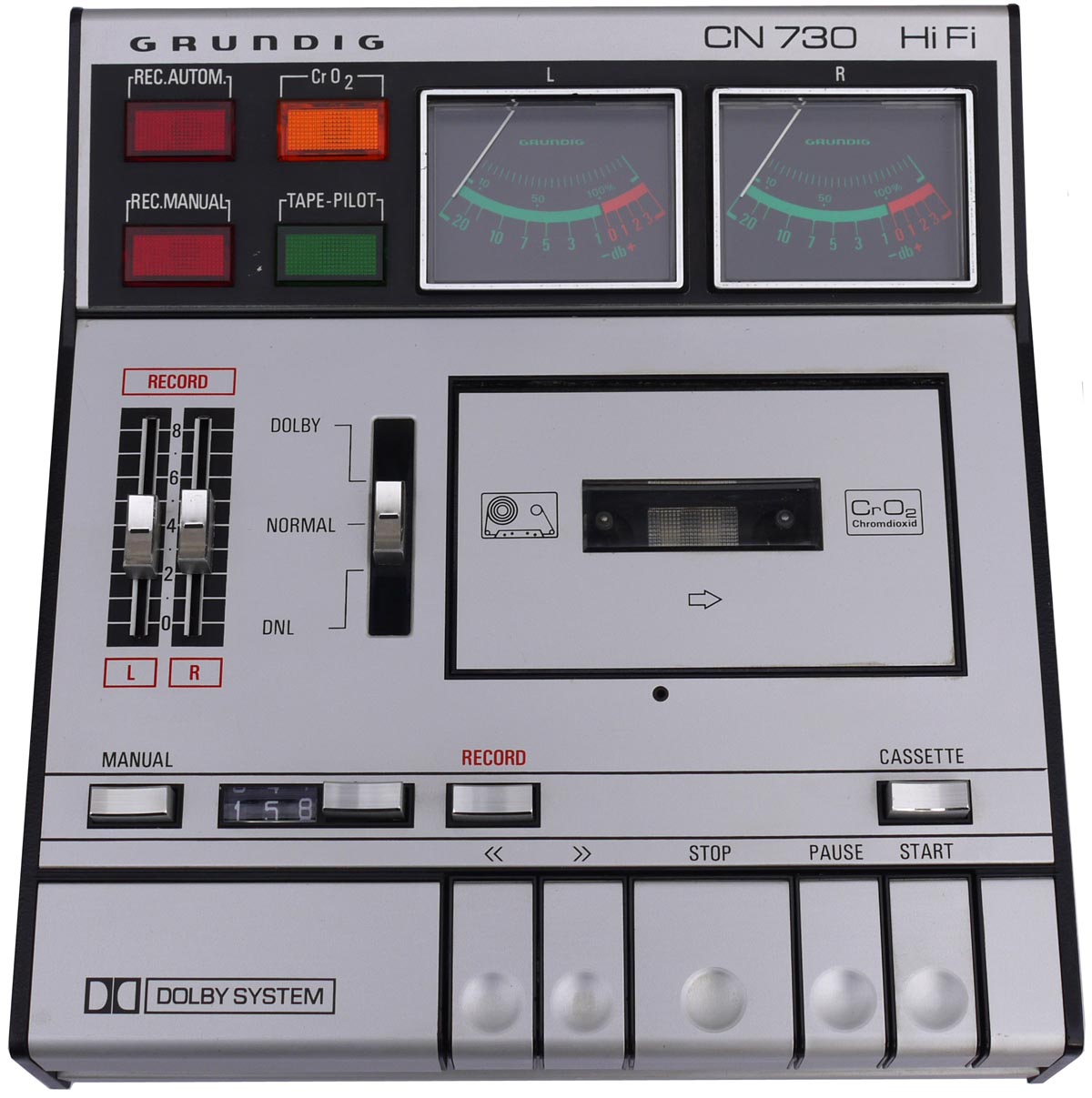 Grundig CN730 hifi cassette recorder seventies